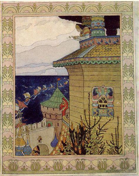 Ivan Bilibin Sadko Germany oil painting art